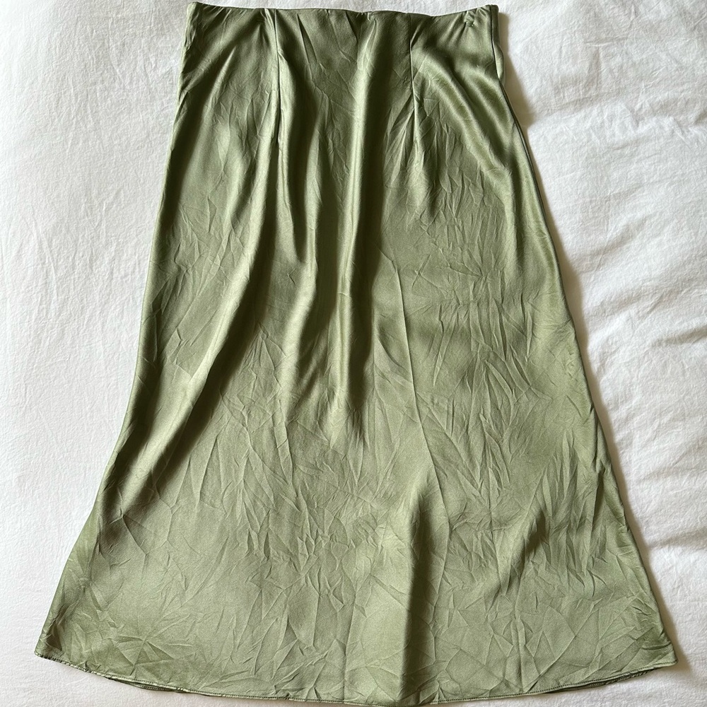 Quince 100% Silk Skirt - Washable! - Picture 4 of 8